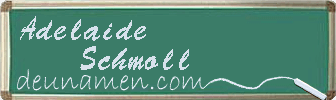 Adelaide Schmoll Visitenkarte